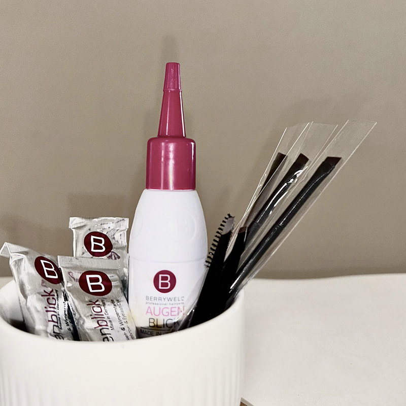 Berrywell brow and lash tinting products